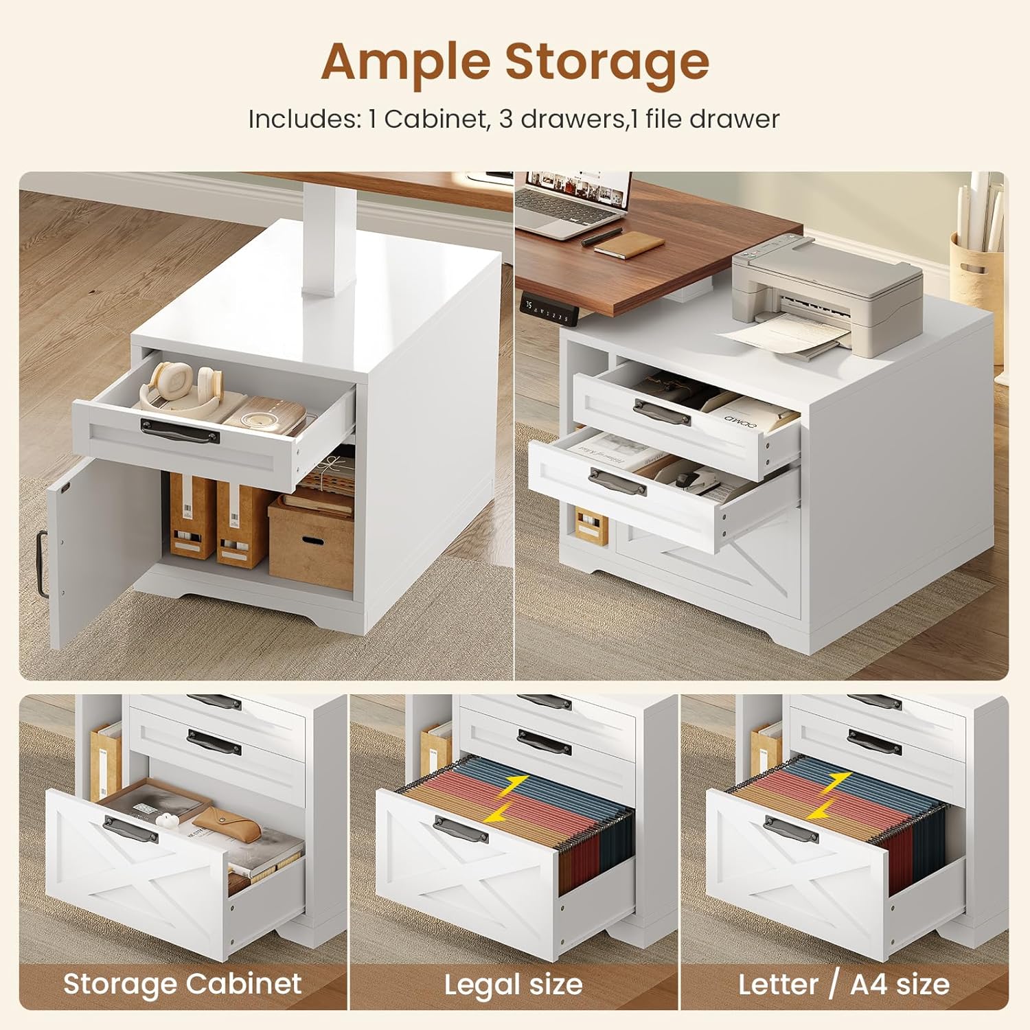 L Shaped Standing Desk Height  - Office Furniture Custom ulasan dan harga