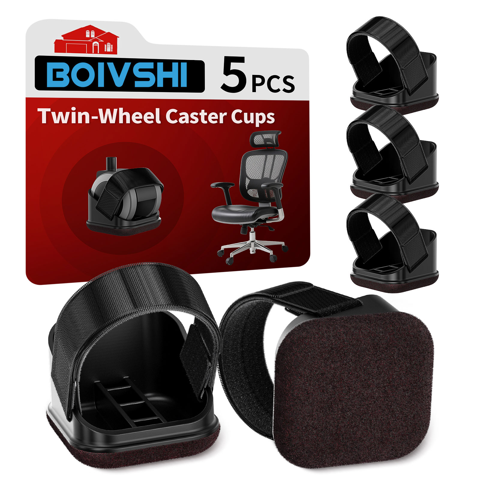 5PCS Chair Leg Protectors Offi - Office Furniture Warehouse ulasan dan harga