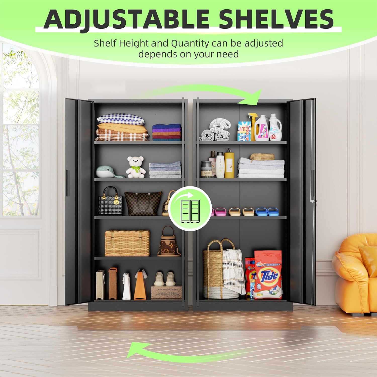 Tall Metal Storage Cabinet Org - Office Furniture Warehouse ulasan dan harga