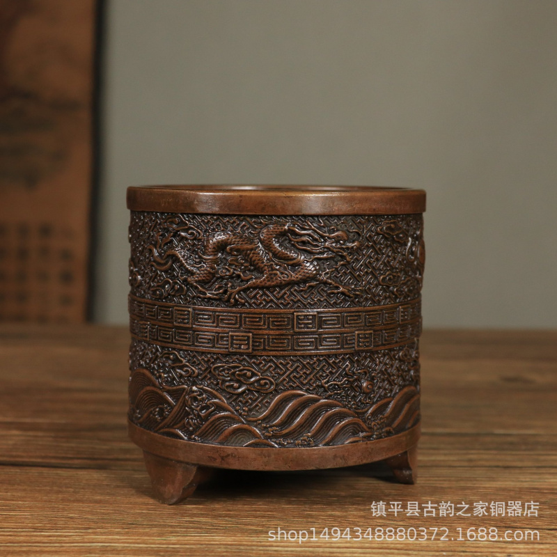 Bronze Incense Burner Cylinder - Office Furniture Phoenix ulasan dan harga