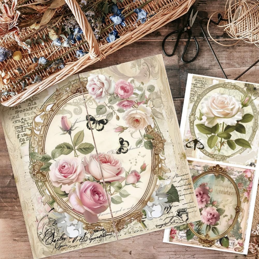 3pcs/Set Rose Rub on Transfers - Office Furniture Warehouse ulasan dan harga