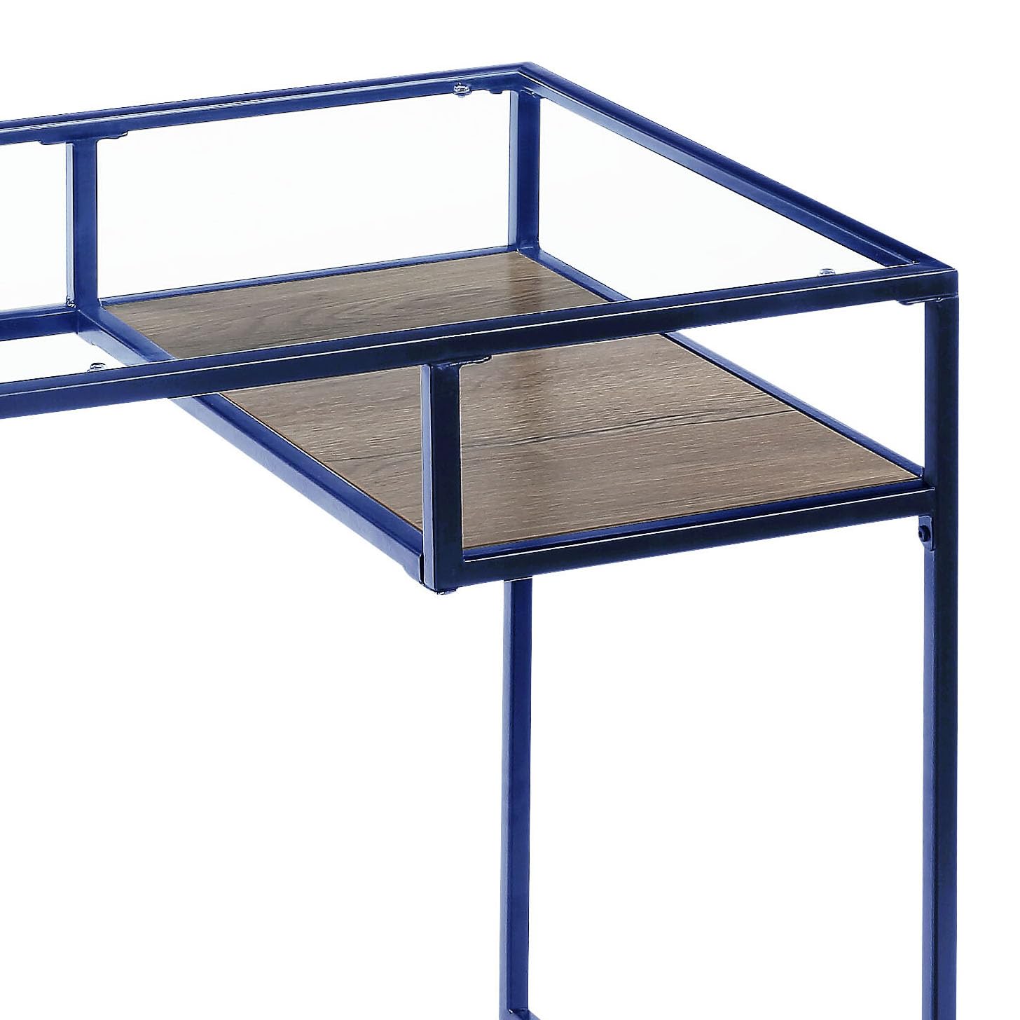 Glass Writing Desk 5mm Clear T - Office Furniture Custom ulasan dan harga