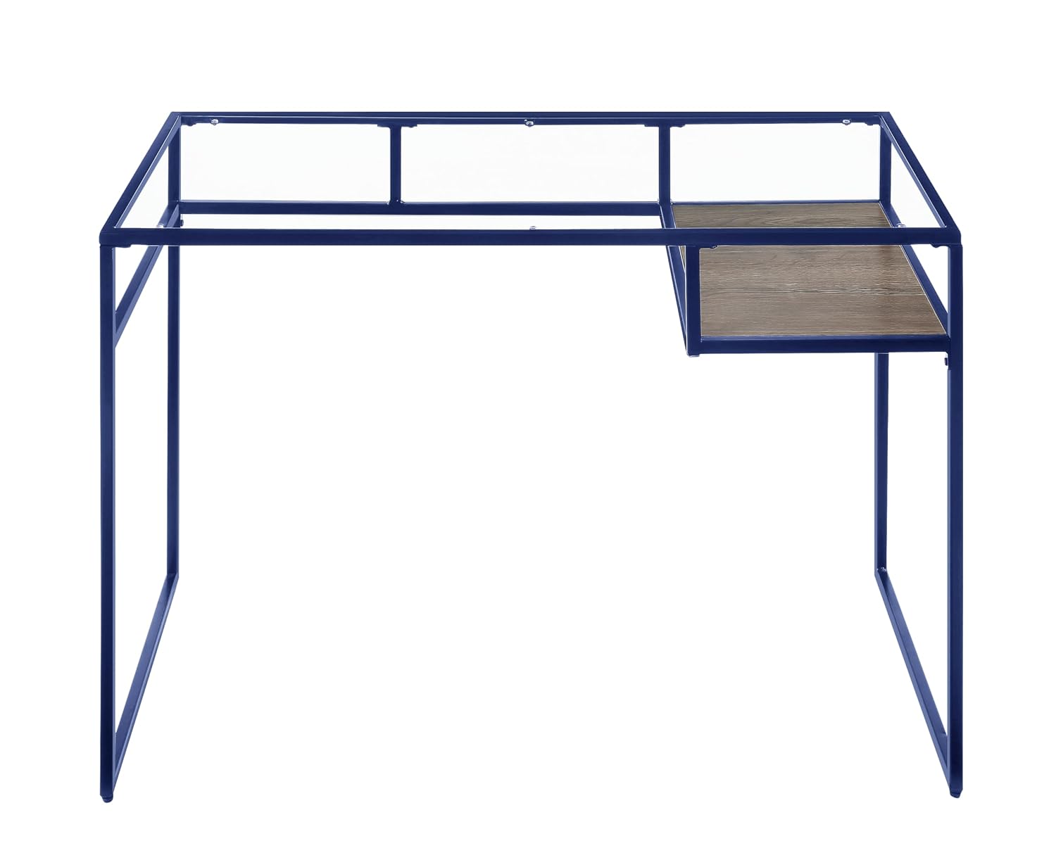 Glass Writing Desk 5mm Clear T - Office Furniture Custom ulasan dan harga