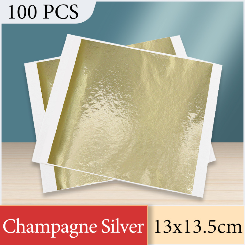 13x13.5cm Champagne Silver Foi - Office Furniture Warehouse ulasan dan harga