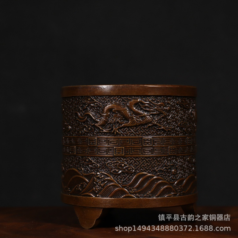 Bronze Incense Burner Cylinder - Office Furniture Phoenix ulasan dan harga
