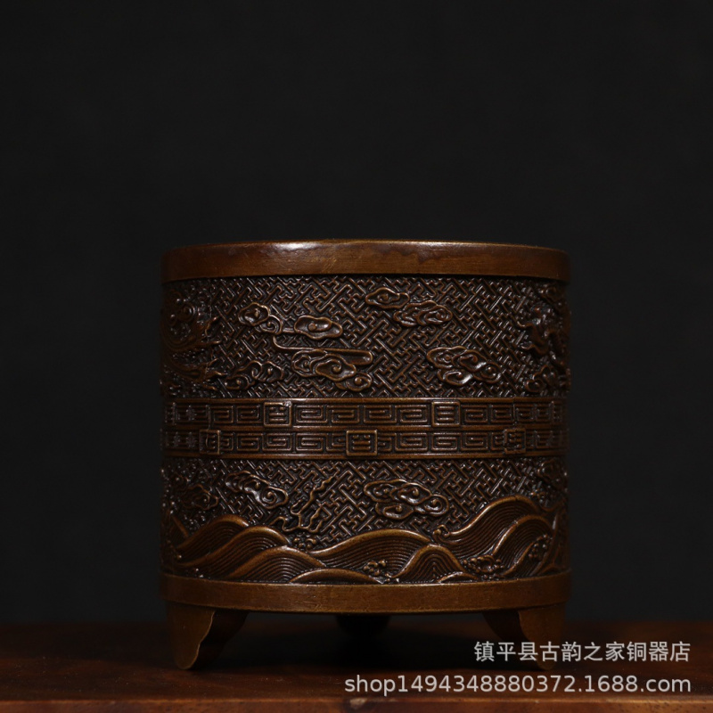 Bronze Incense Burner Cylinder - Office Furniture Phoenix ulasan dan harga