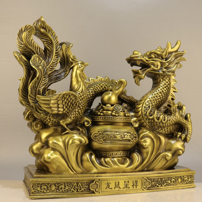 Brass and Phoenix Ornament Gol - Office Furniture Phoenix ulasan dan harga