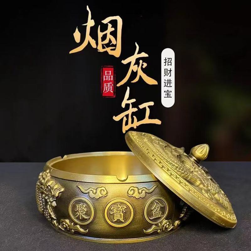 Brass Dragon and Phoenix Ashtr - Office Furniture Phoenix ulasan dan harga