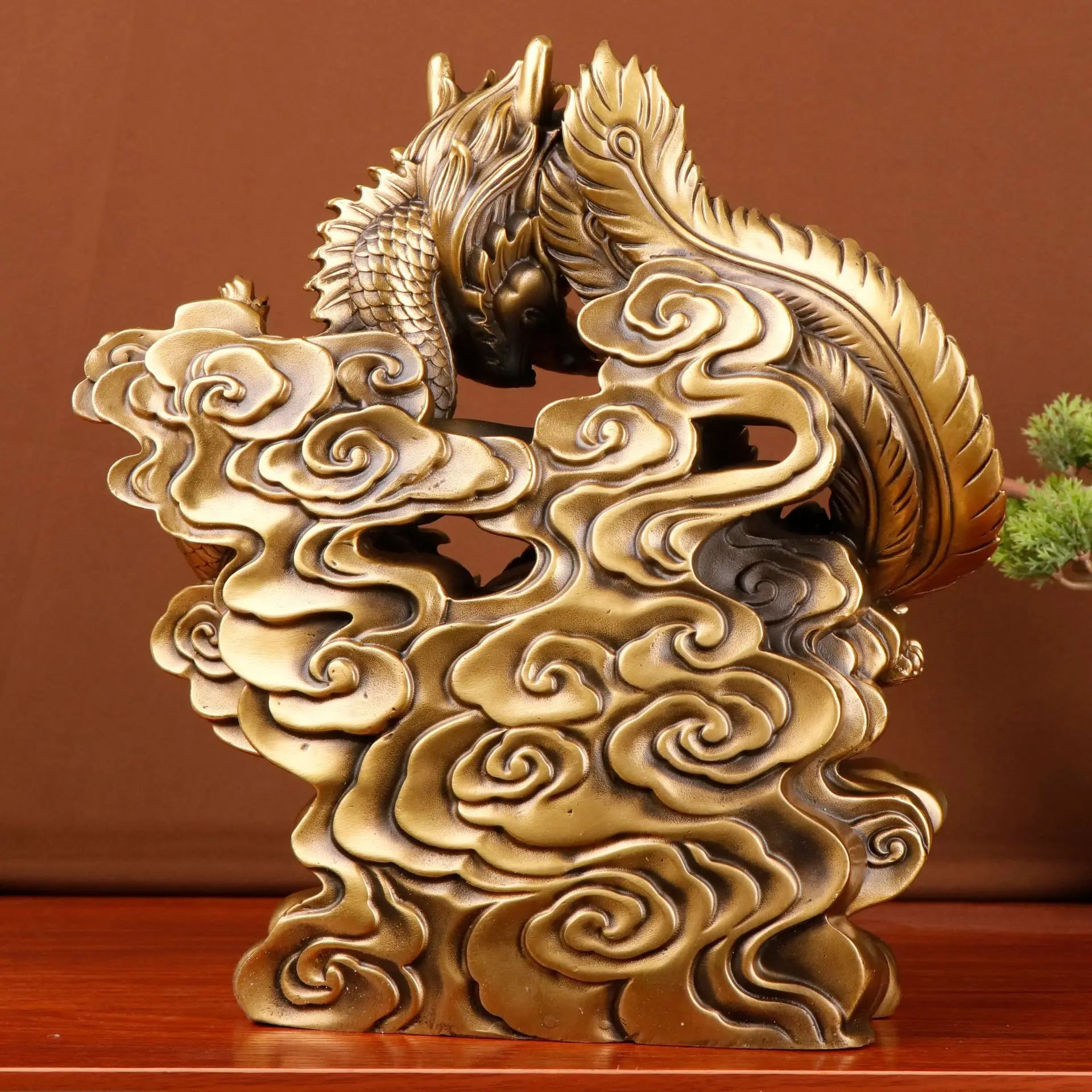 Large Bronze Dragon Phoenix St - Office Furniture Phoenix ulasan dan harga