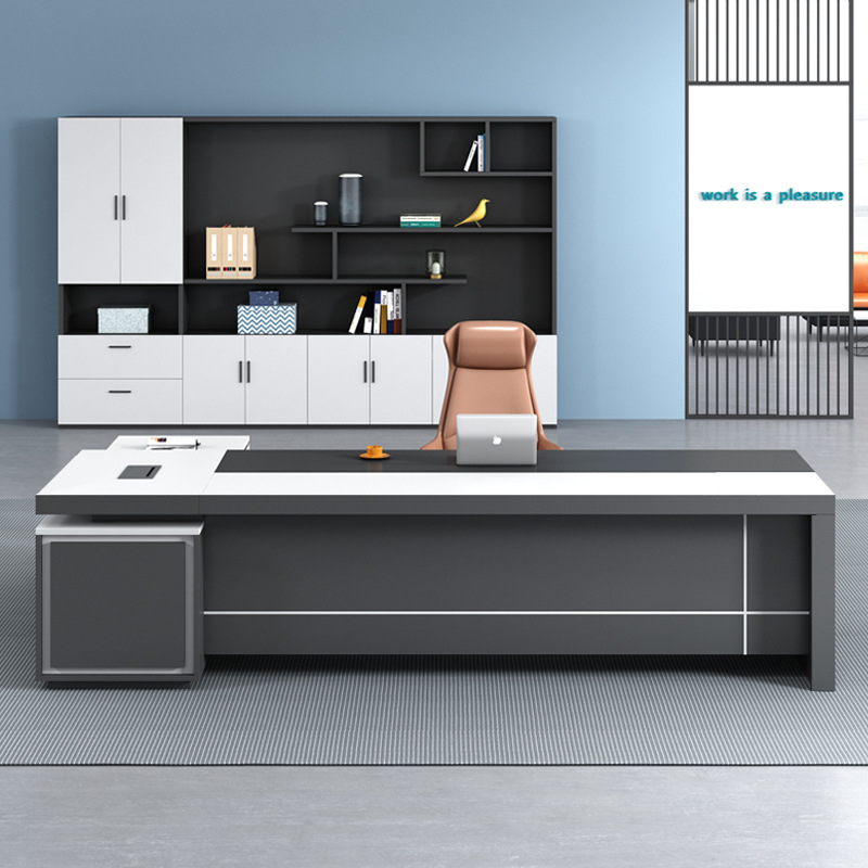 White And Chair Set, Manager'S - Xh Office Furniture ulasan dan harga