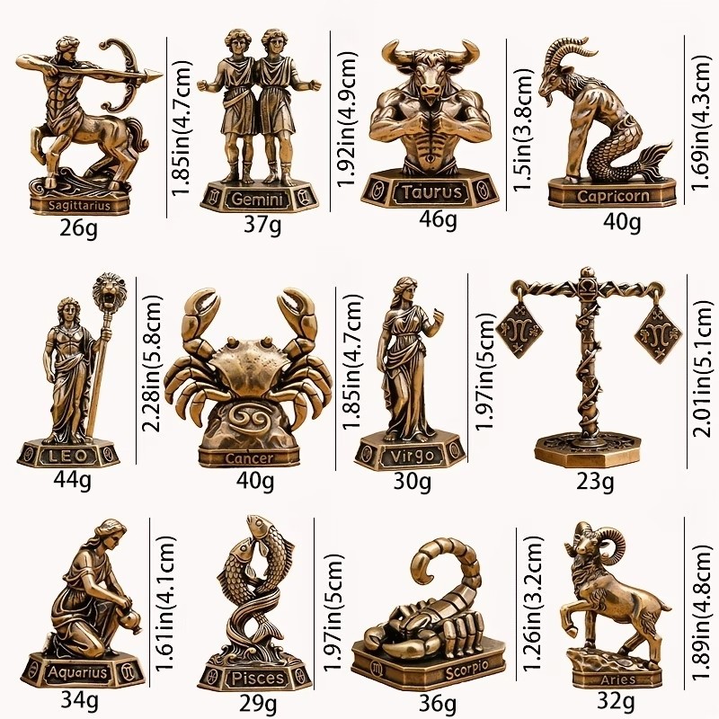 Handmade Brass Zodiac Ornament - Office Furniture Warehouse ulasan dan harga