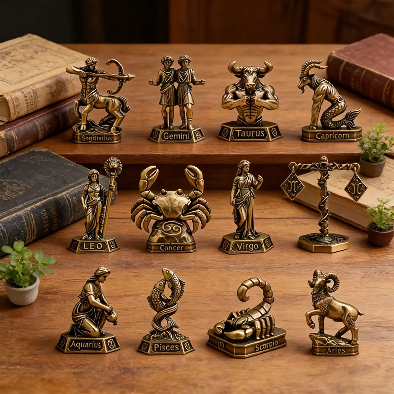 Handmade Brass Zodiac Ornament - Office Furniture Warehouse ulasan dan harga