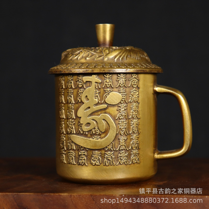 Relief Brass Fu Shou Tea Drago - Office Furniture Phoenix ulasan dan harga