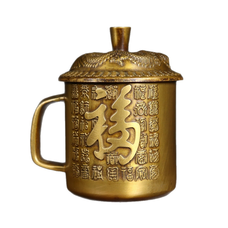 Relief Brass Fu Shou Tea Drago - Office Furniture Phoenix ulasan dan harga